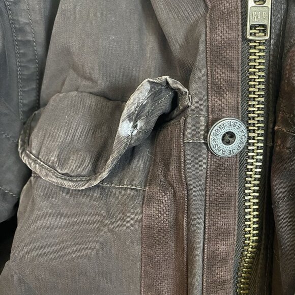 69 G.I. Gap Cold Weather Military Parka Size S Brown (Oversized) Heavy Alpine - Picture 3 of 8